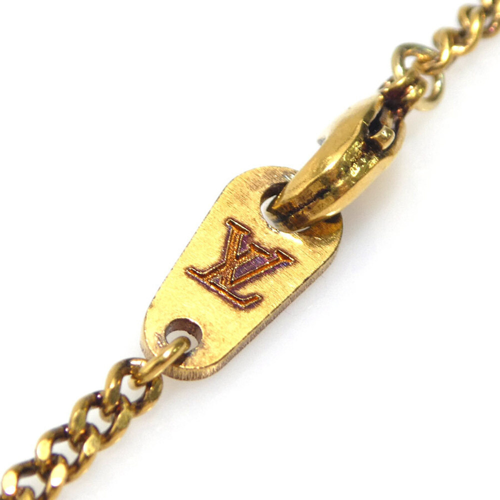 LOUIS VUITTON Gold Necklace - Picture 6 of 10